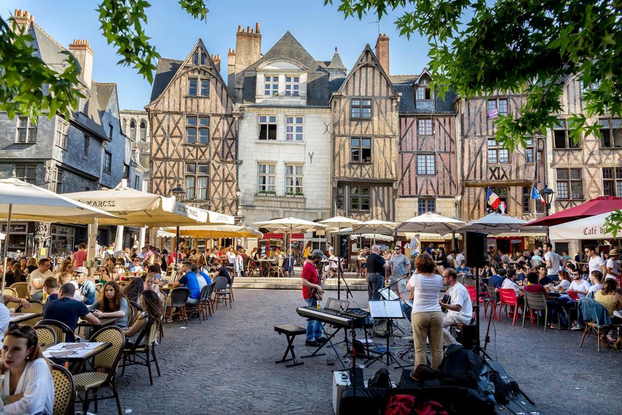 Charmant logement avec Parking#Tours Les Halles Extérieur photo